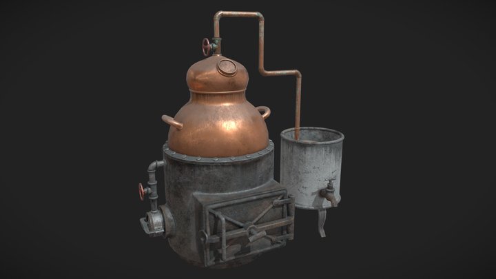 Old Distiller 3D Model