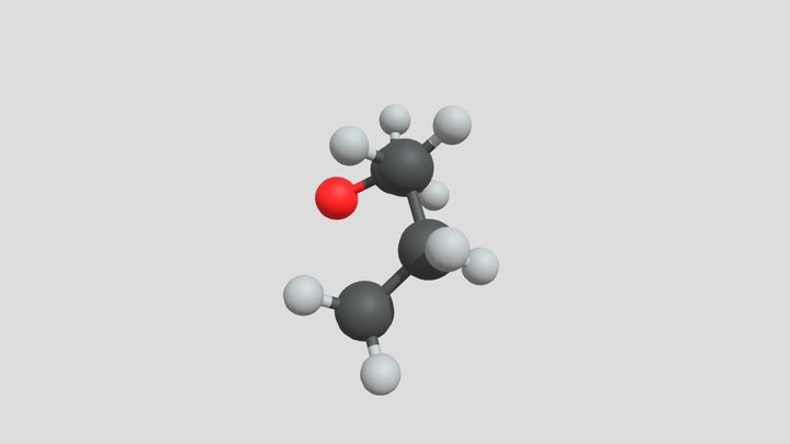 Butaan-1-ol 3D Model