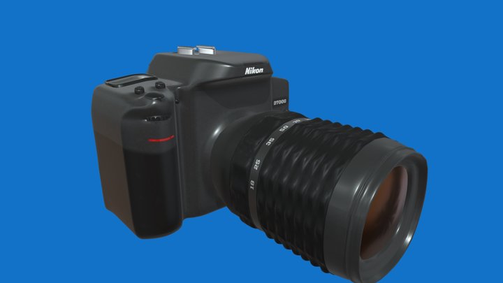 Camara Nikon D7100 3D Model