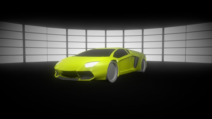 Lamborghini Aventador LP700-4 (work in progress) 3D Model