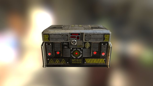 Sci-fi Crate - Updated 3D Model