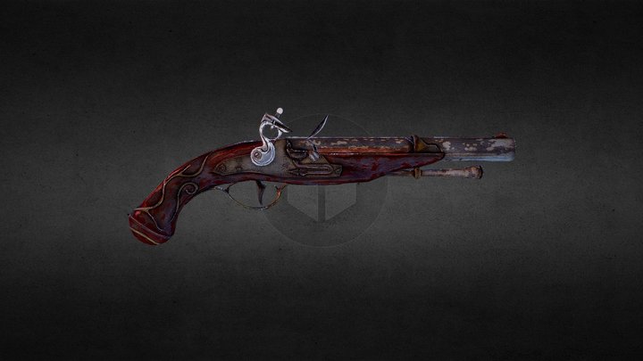 Pistoleta 3D Model