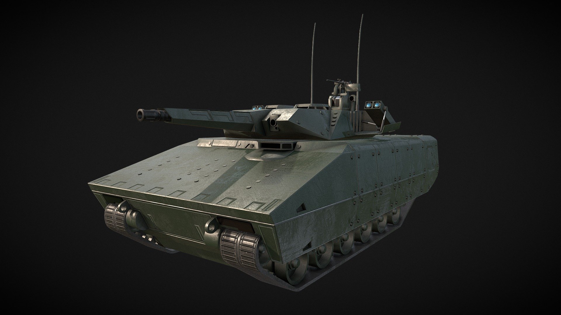 German Rheinmetall K41 Lynx IFV APC Tank - Buy Royalty Free 3D model by ...