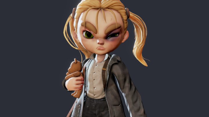 Kid from World War I 3D Model