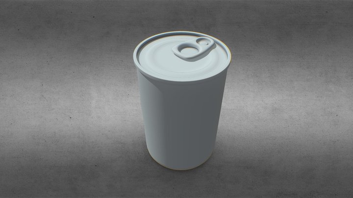 Campbell's Can Soup 3D Model