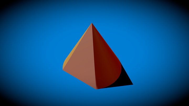 Cono sección triangular TP-J 3D Model