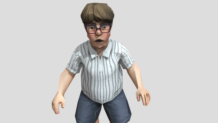 Ice scream 8 mike cutscene 3D Model