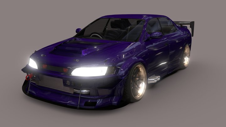 X90 Toyota Mark II 3D Model