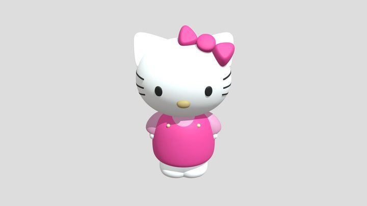 Hello_ Kitty 3D Model
