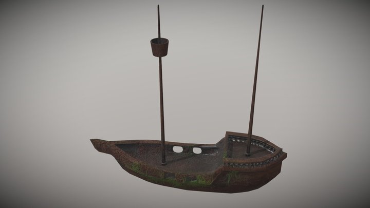 statek 3D Model