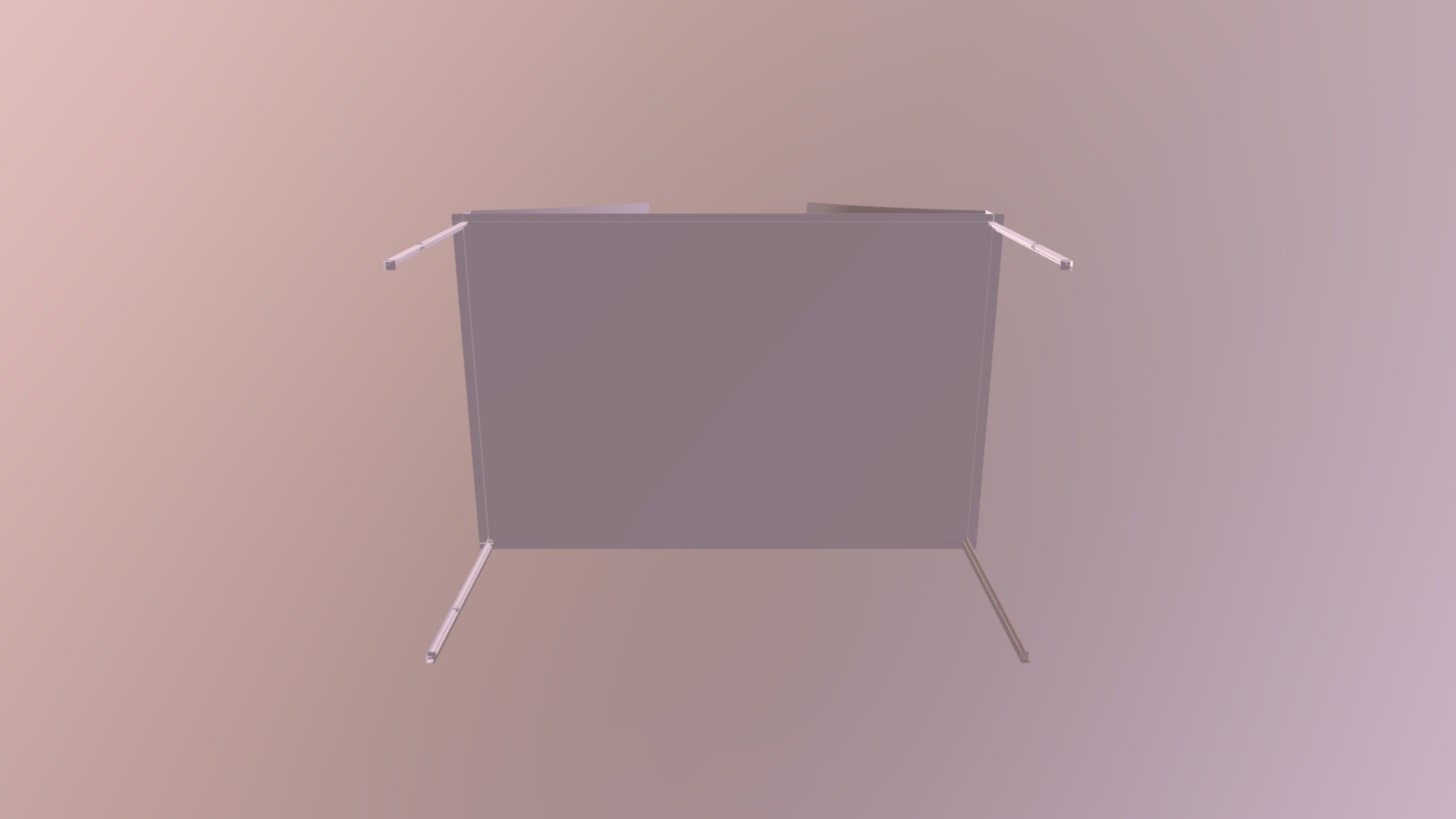 Market 3x4.5 telaio + tetto