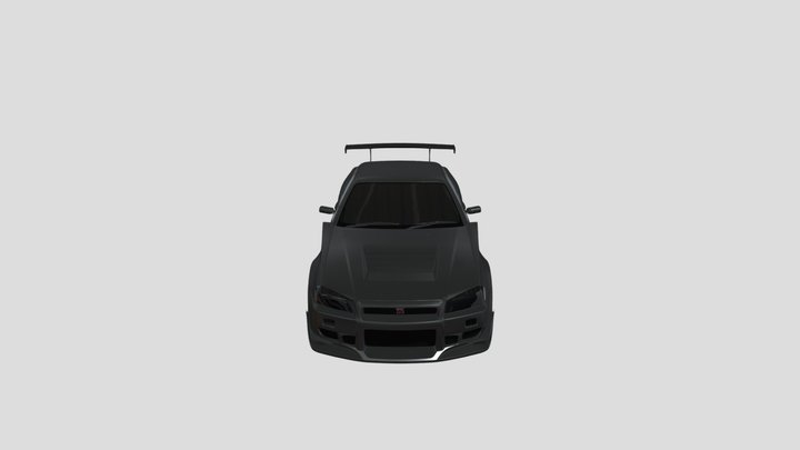 2006_sunline_racing_nissan_skyline_gt-r_r34 3D Model