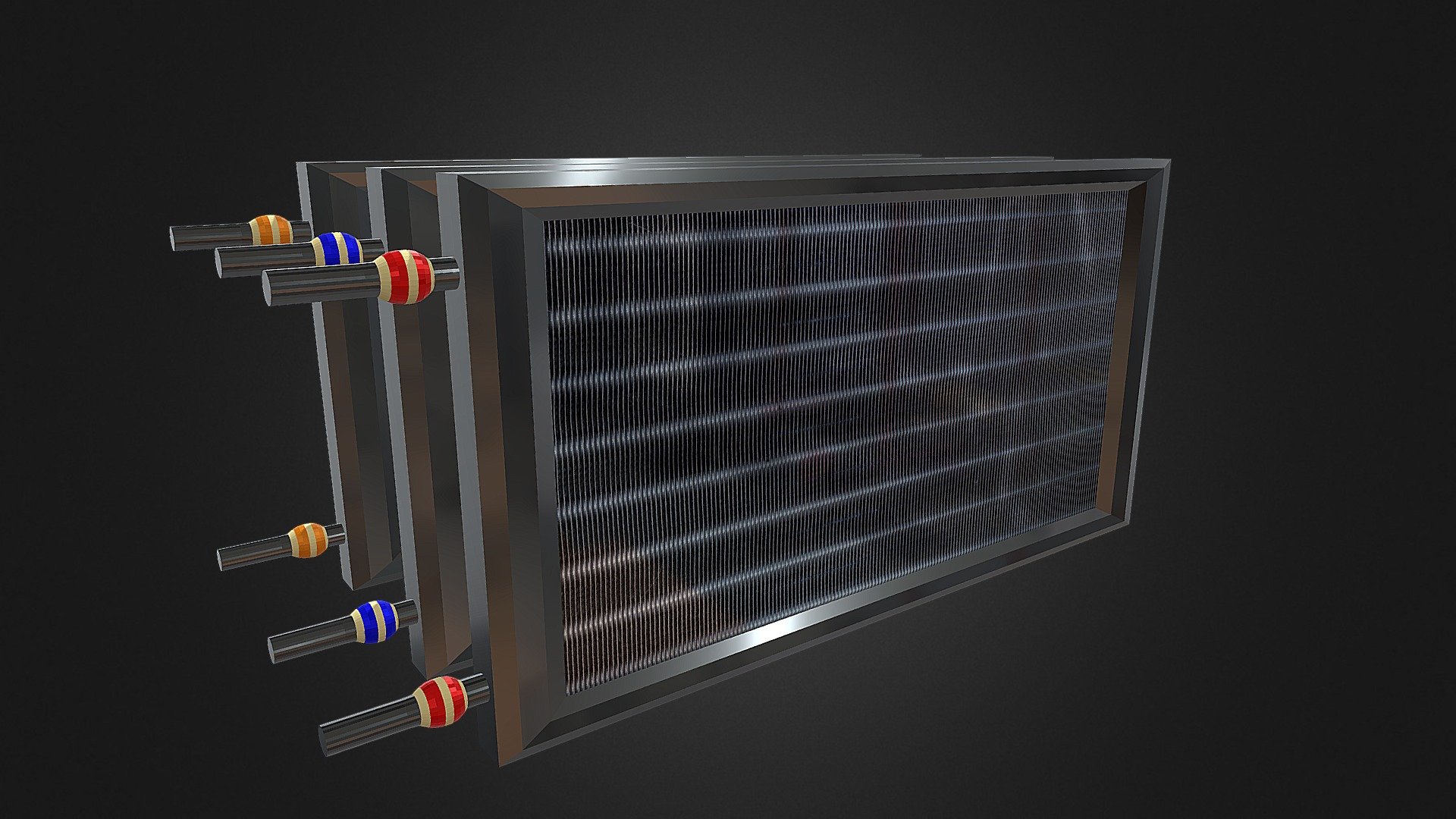 Heating/Cooling/Preheat Coils Download Free 3D model by Brag Innovations (charisspryn