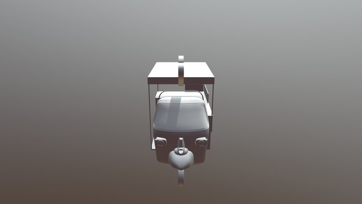 Scooter Taxi2 3D Model