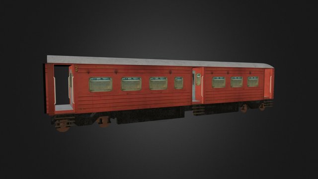 Cities: Skylines – Sri Lanka Train (Wagon) 3D Model