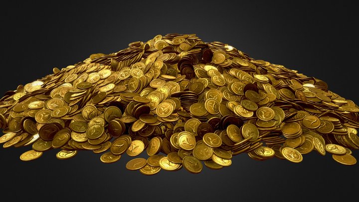 gold coin 3D Model