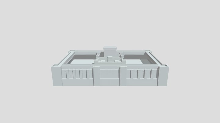 The Second Temple-WIP 3D Model