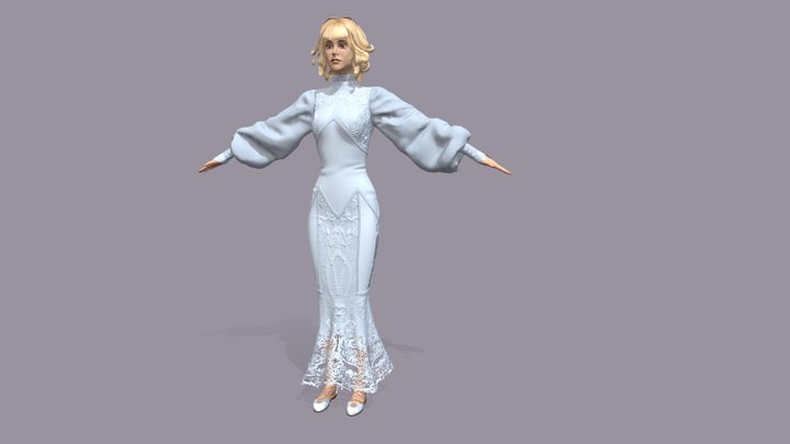 Ruby character 3D Model