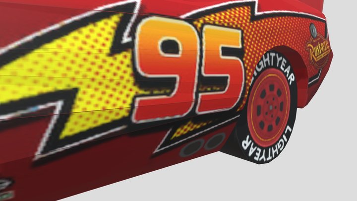 Rookie Mcqueen 3D Model