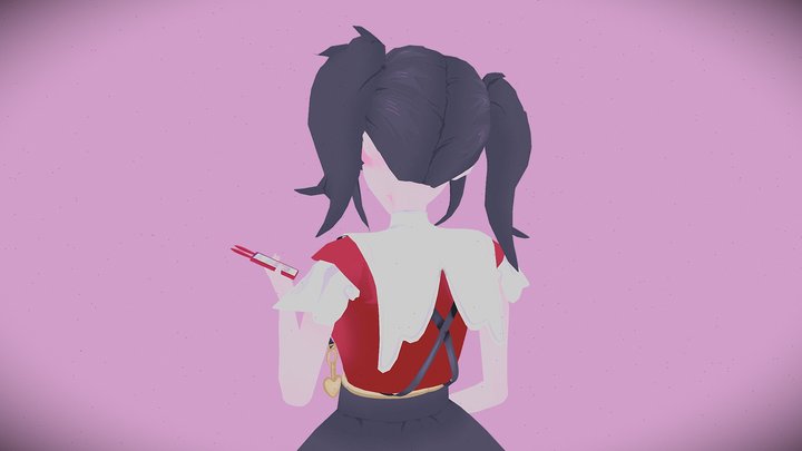 AmeChan - NeedyStreamerOverload 3D Model