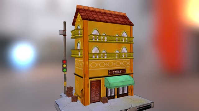 Venice Building 3D Model