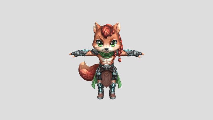 Frostbound Fox Knight