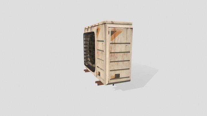 Outdoor air conditioner 3D Model