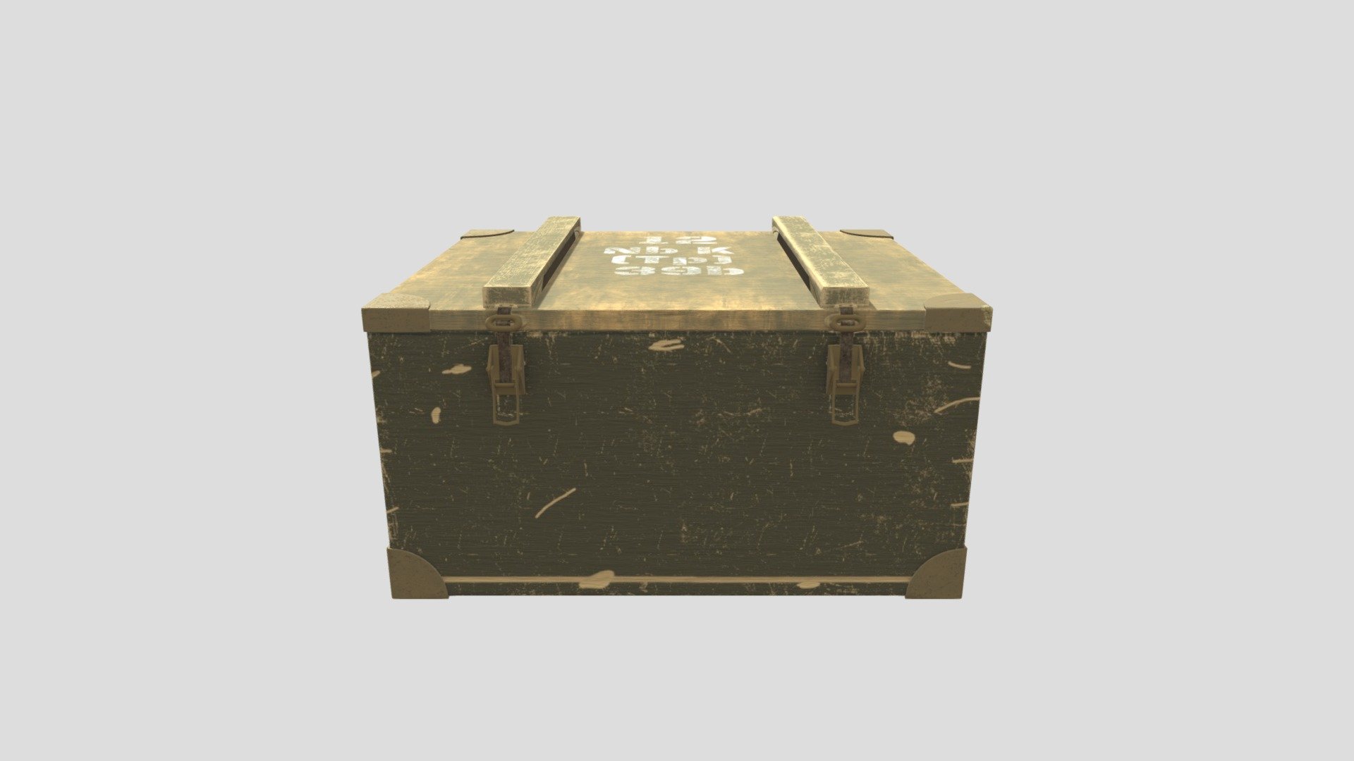 Color Short Ammo Crate - 3D model by Christopher_Mata [b937dfd] - Sketchfab