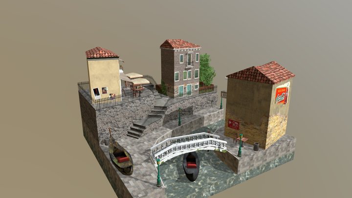 1DAE21_De_Backer_Kobe_CityScene 3D Model