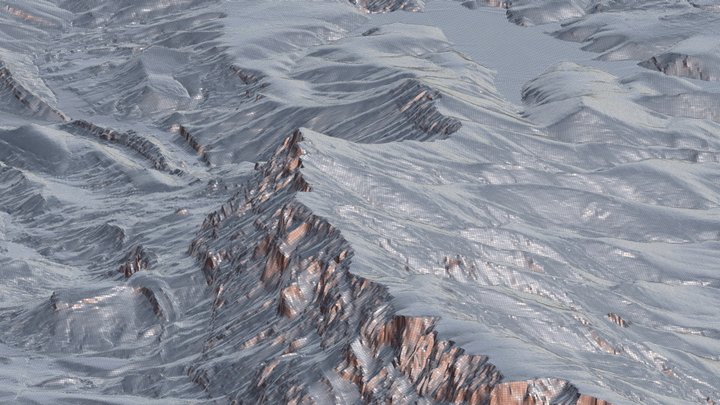 Sainte Victoire 4×13km – Modello 3D gratuito STL