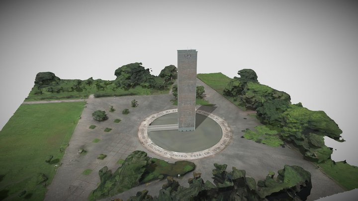 torre do relógio - USP, São Paulo 3D Model