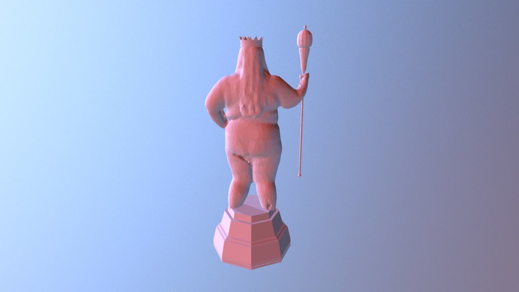 Black Queen Chess Piece