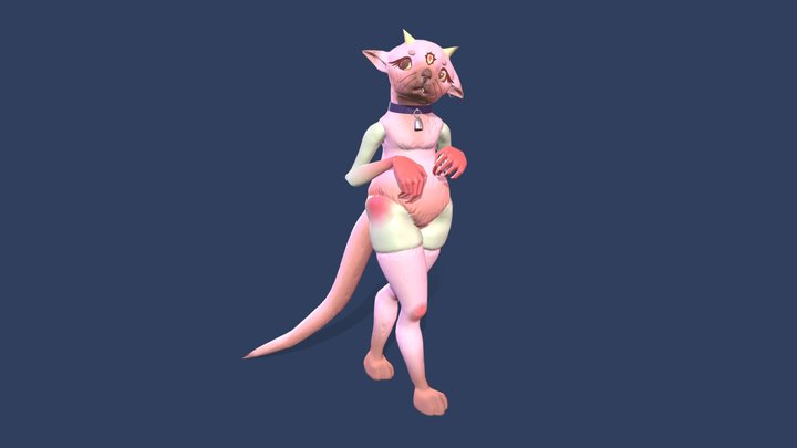 Demon Otter Hybrid 3D Model