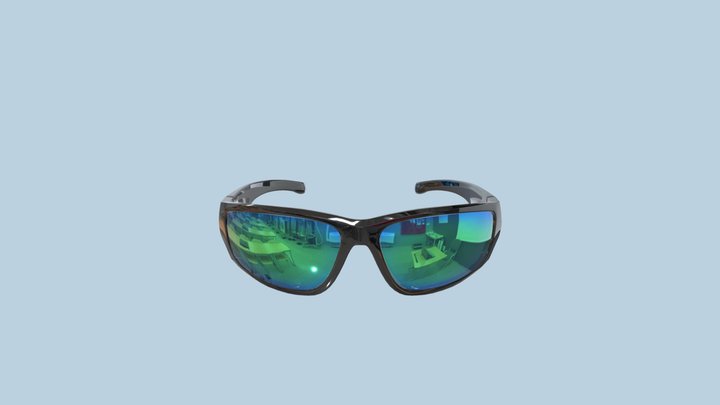 Sun glasses B7036 3D Model
