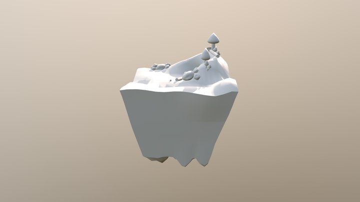 Grey Box 3D Model