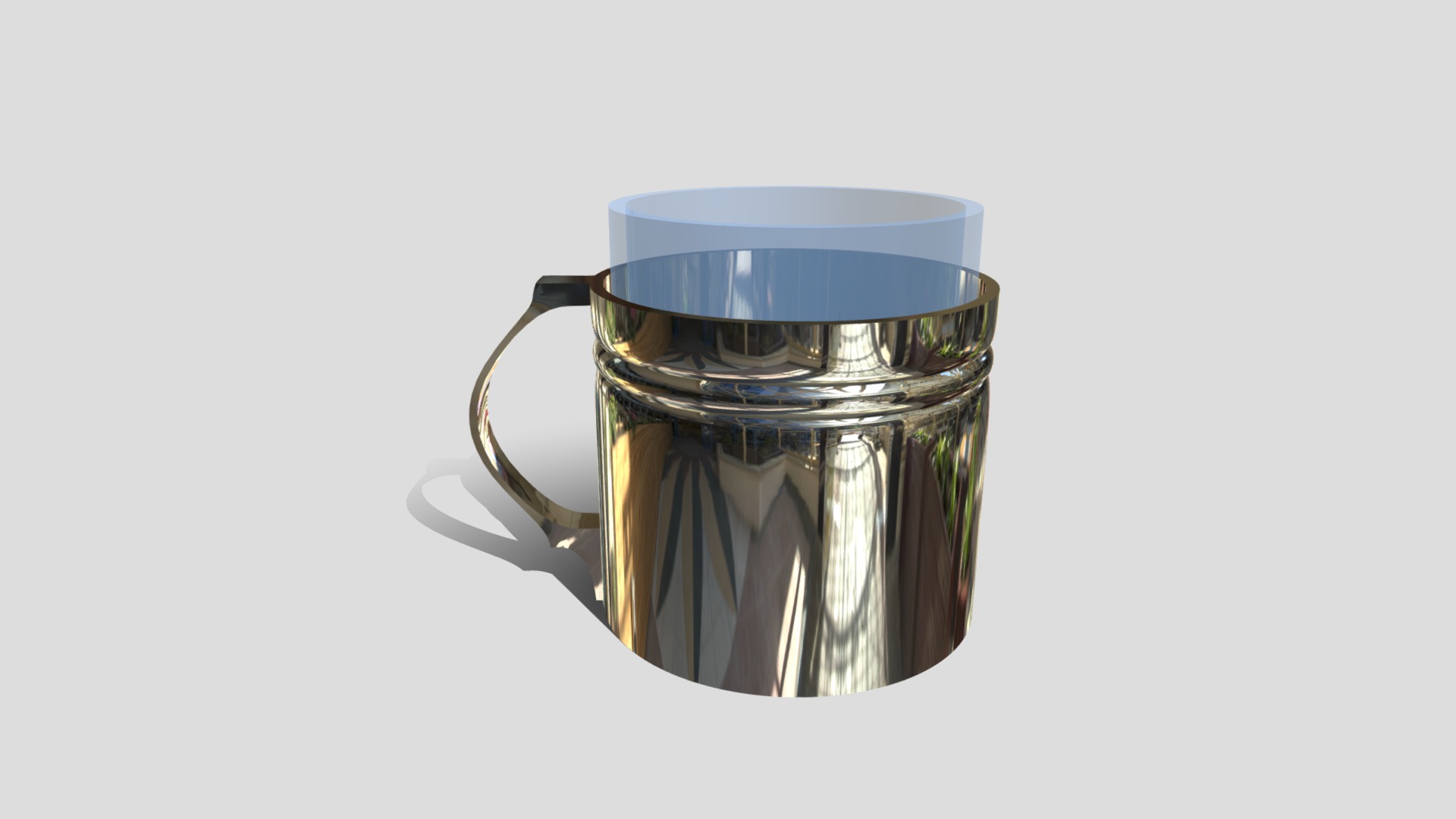 3D model Coffee Cup - This is a 3D model of the Coffee Cup. The 3D model is about logo.