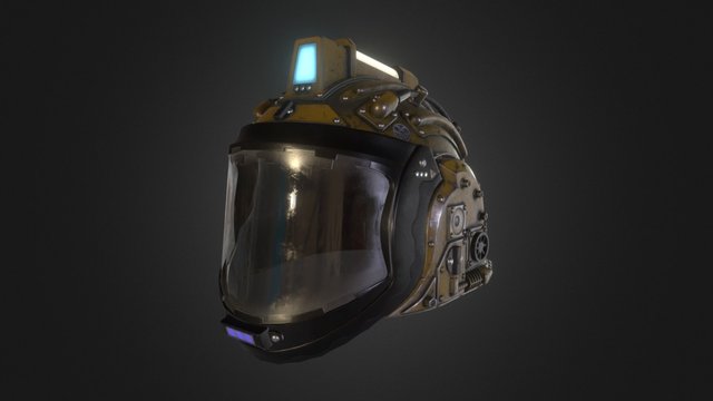 Doctor Who - Helmet - Satan Pit 3D Model