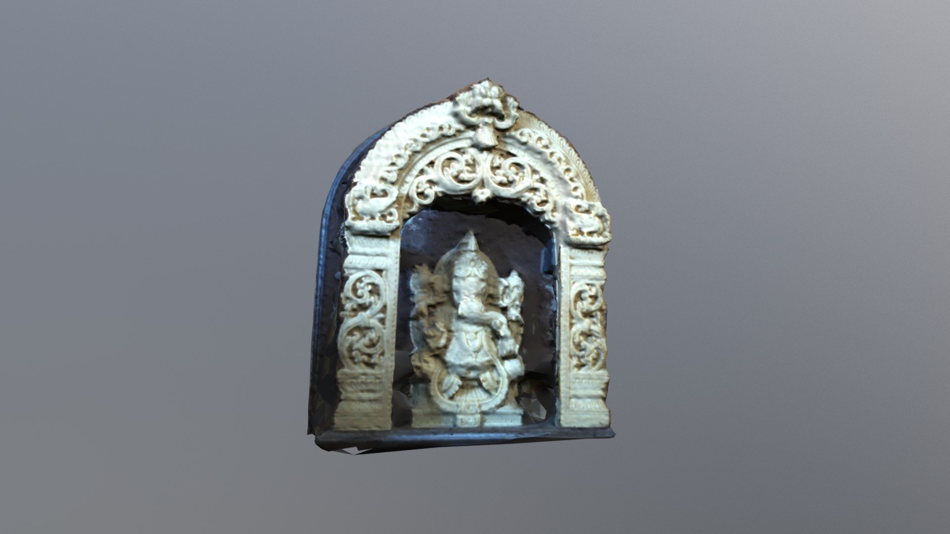 Ganapathi Idol 3D Scanning with webcam 2D images