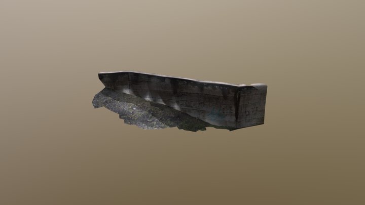 Betonimuuri 3D Model