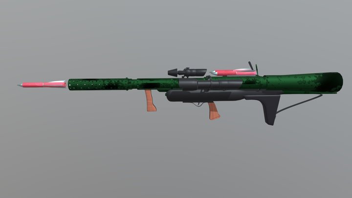 Sniper-rocket-gun 3D Model