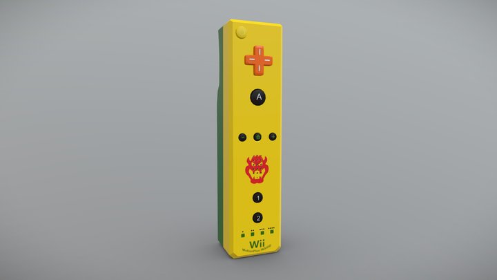 Wii Remote - Bowser 3D Model