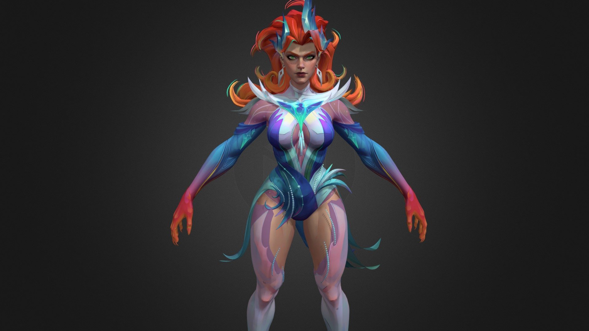 Ice Phoenix - Marvel Rivals - Download Free 3D model by YE YE (@YEEZY ...