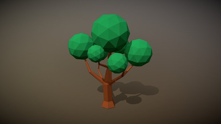 Tree Low-poly 3D model 3D Model