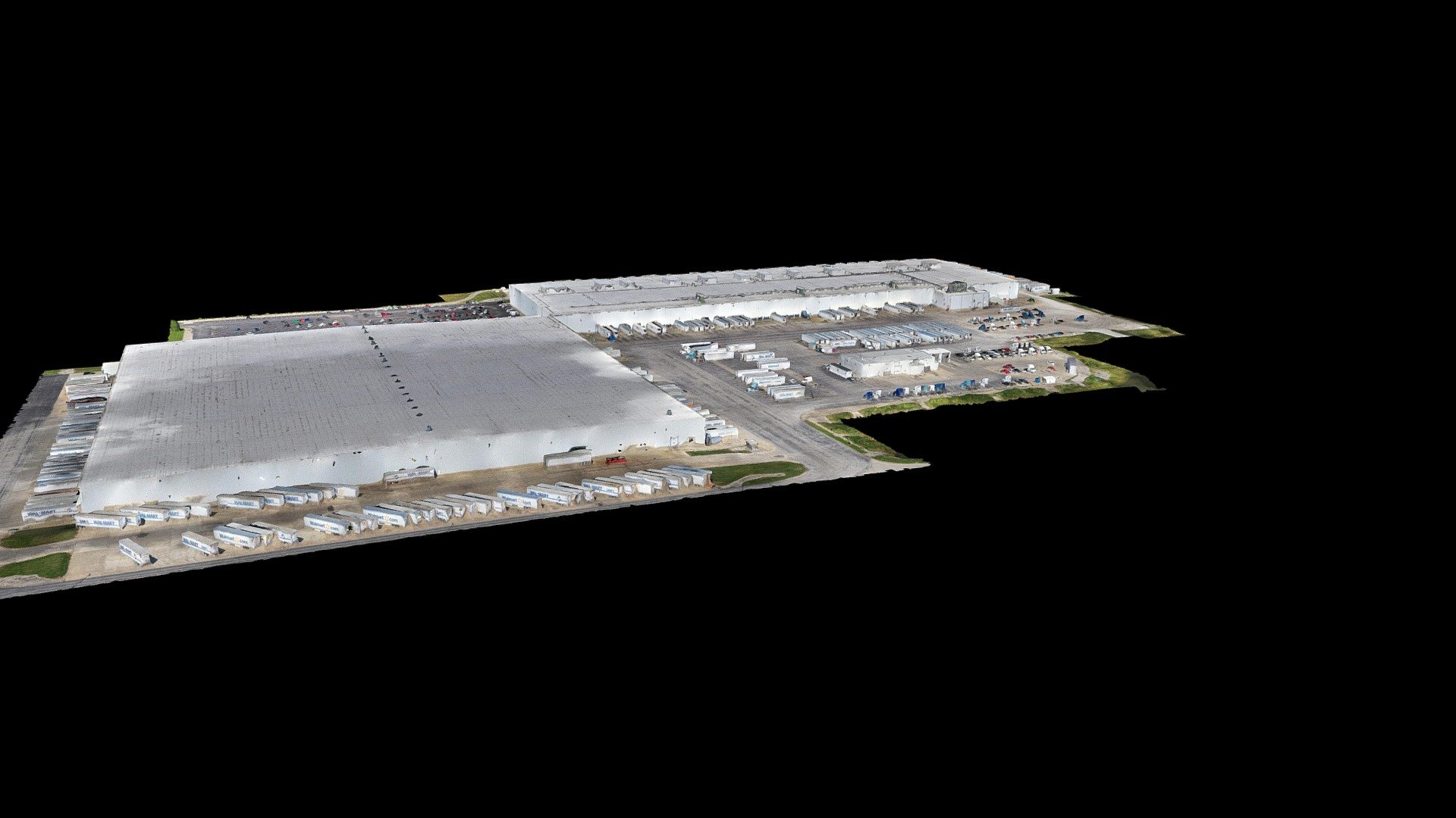 Walmart Distribution Center, Olney, IL Buy Royalty Free 3D model by