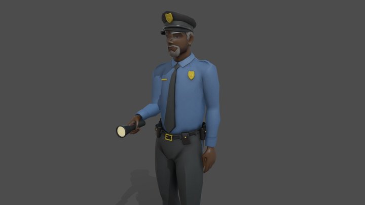 Guard - Gentleman Thief 3D Model