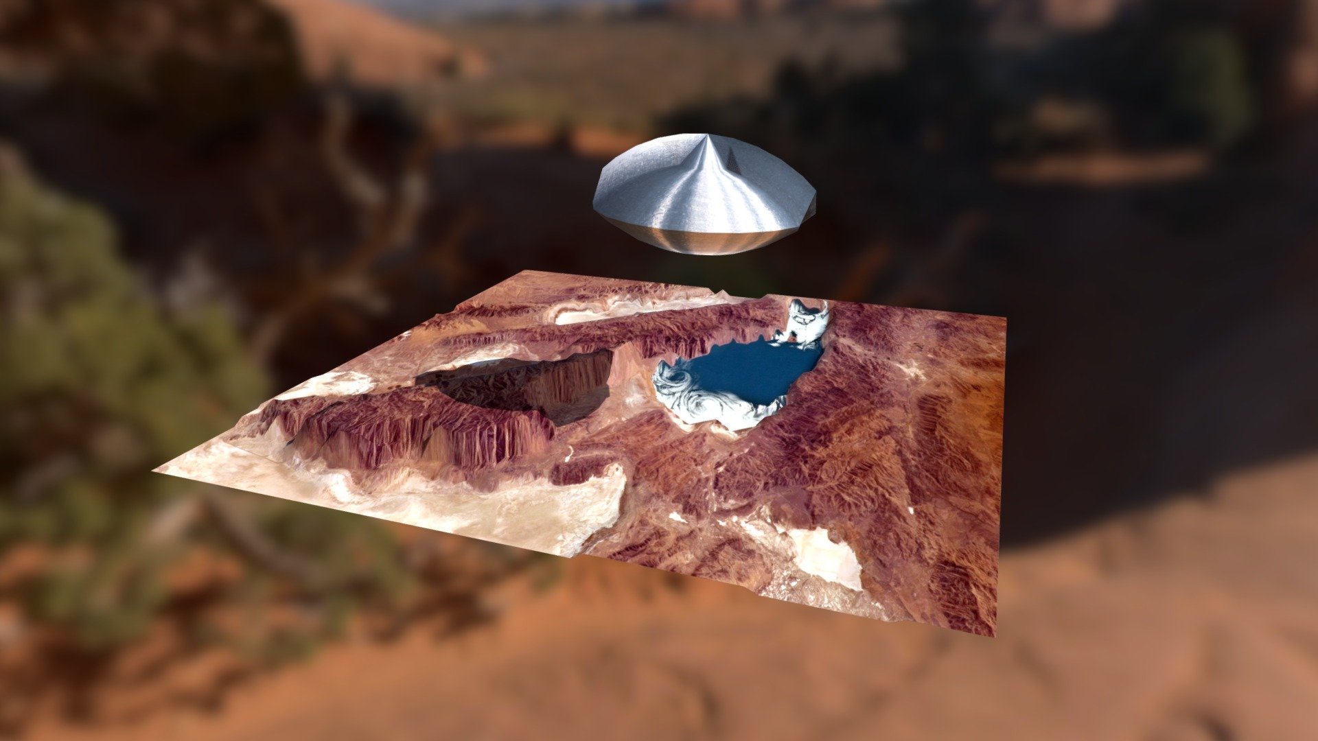 Nevada UFO 3D model by kenspk [b9407f5] Sketchfab