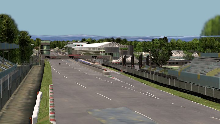 (failed import) Monza Circuit 2020 layout – Free 3D Model STL