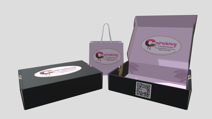 Custom_Bag & Mailer-Box_3D 3D Model