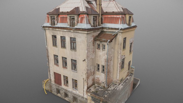 Hotel ruin 3D Model