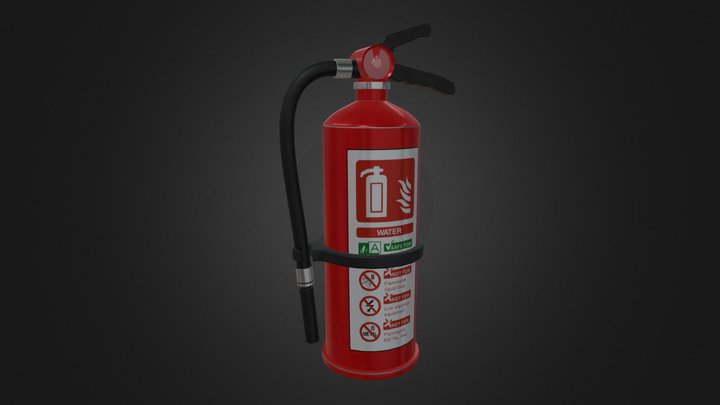 Fire Extinguisher 3D Asset 3D Model